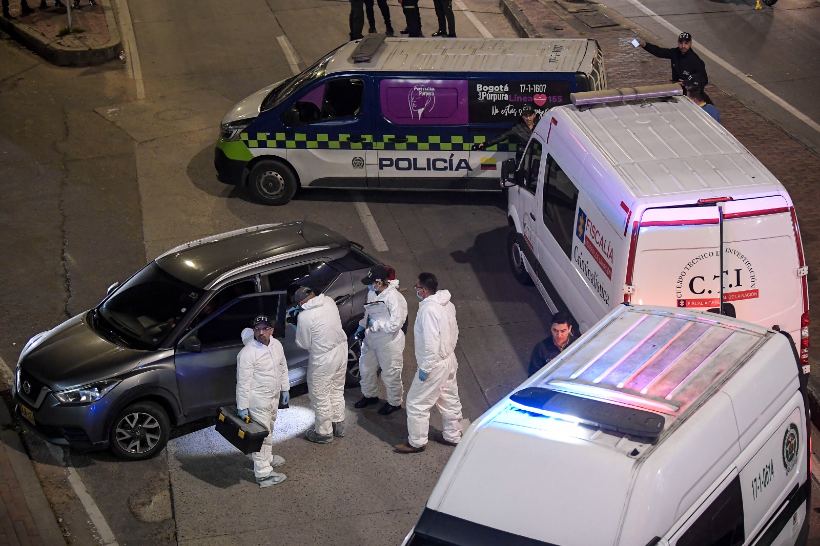 CTI inspeccionó meticulosamente la escena del crimen del coronel Élmer Fernández