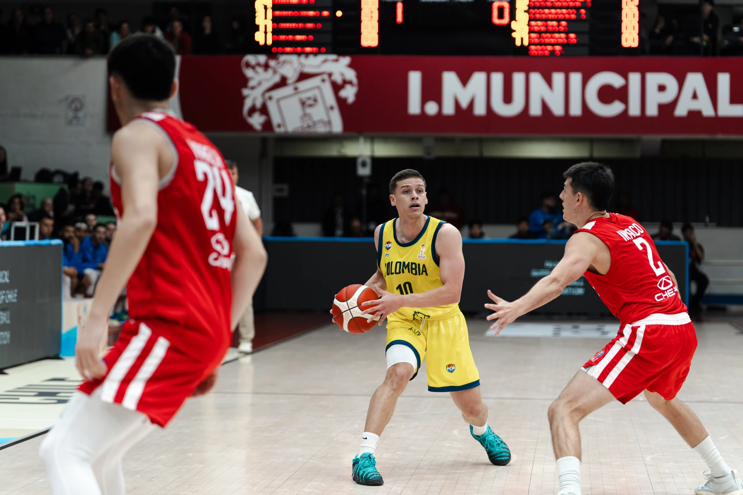 Chile vs. Colombia en las eliminatorias rumbo al Mundial de Baloncesto de Catar 2027.