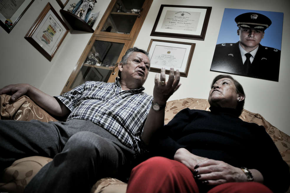 “Que Dios perdone a ambos bandos por lo que hicieron con nuestros hijos”: don Silvio y doña Margarita.  / Gabriel Aponte