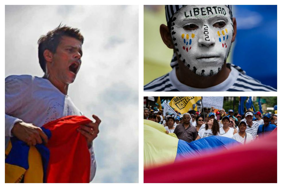 Los venezolanos le dijeron no a la injusticia y salieron a apoyar a Leopoldo López