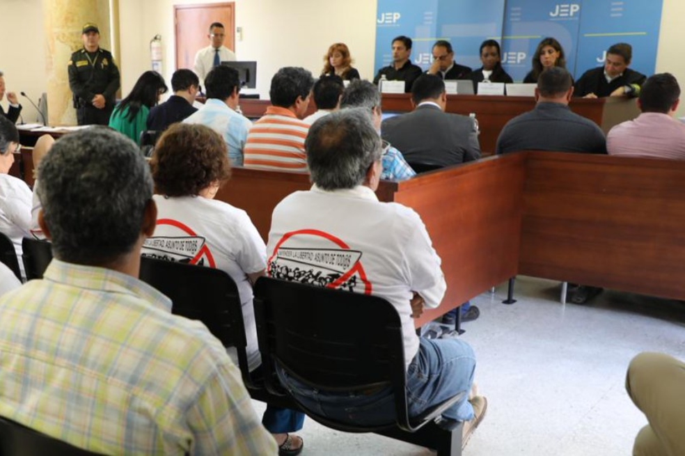 Primera audiencia territorial de la JEP: sobre la protesta social