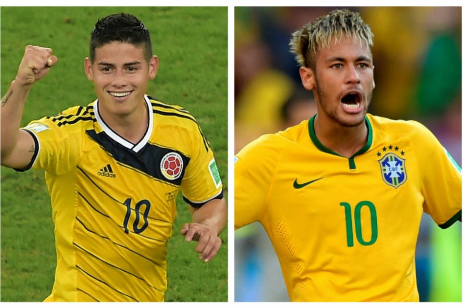 Neymar vs James Rodríguez… ¡Hagan sus apuestas!