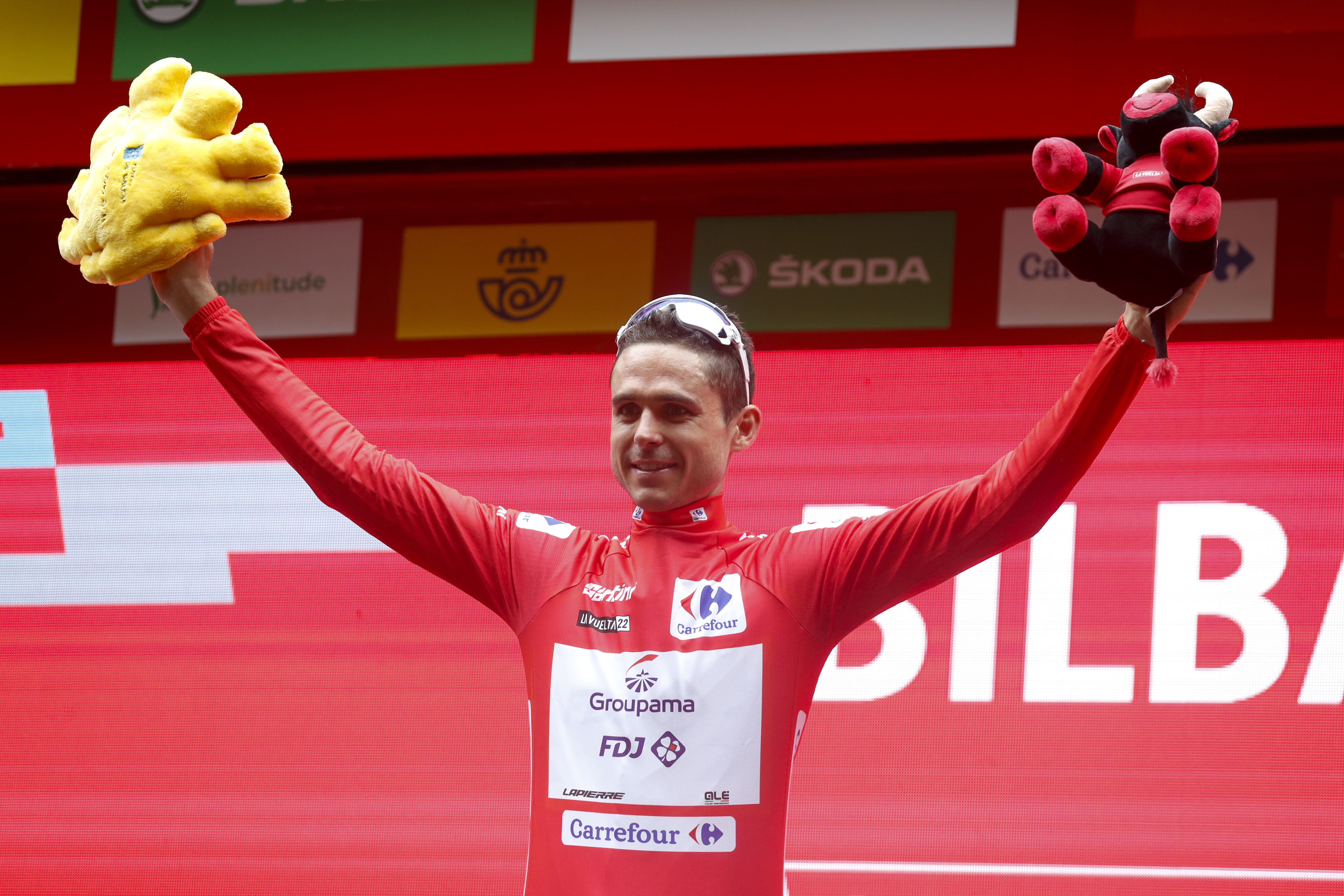 Molard remplaza a Roglic, es líder en visperas de la montaña en la Vuelta a España