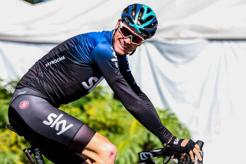 Chris Froome y un intenso entrenamiento en Colombia