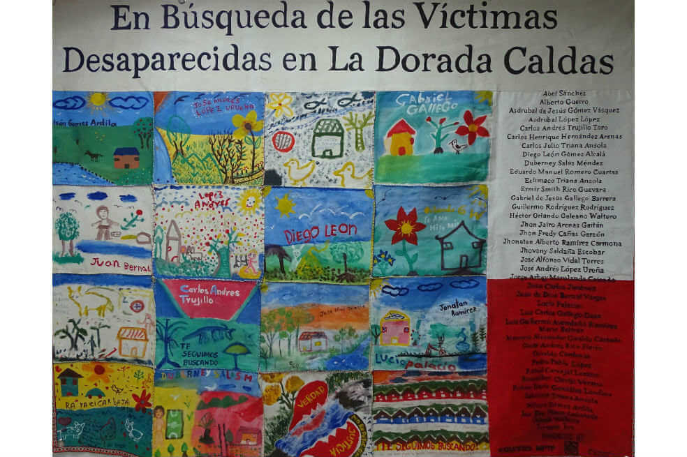 Los telares que pintaron las víctimas de desaparición forzada en el Magdalena caldense