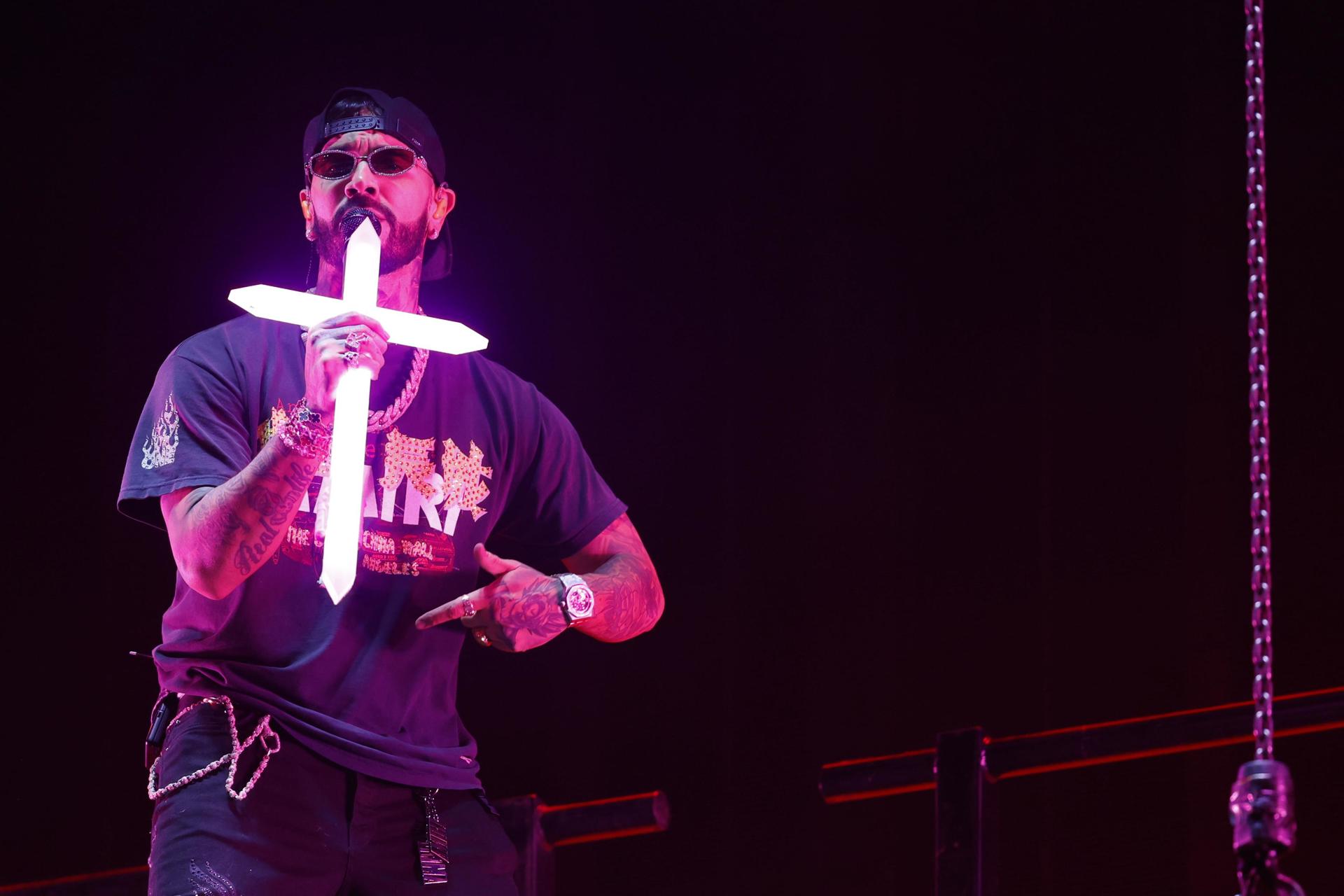 Así fue el concierto de Anuel AA en Bogotá: “Yo pensé que ustedes me odiaban”