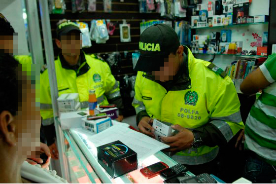 Policía de Bogotá recuperó 179 celulares robados