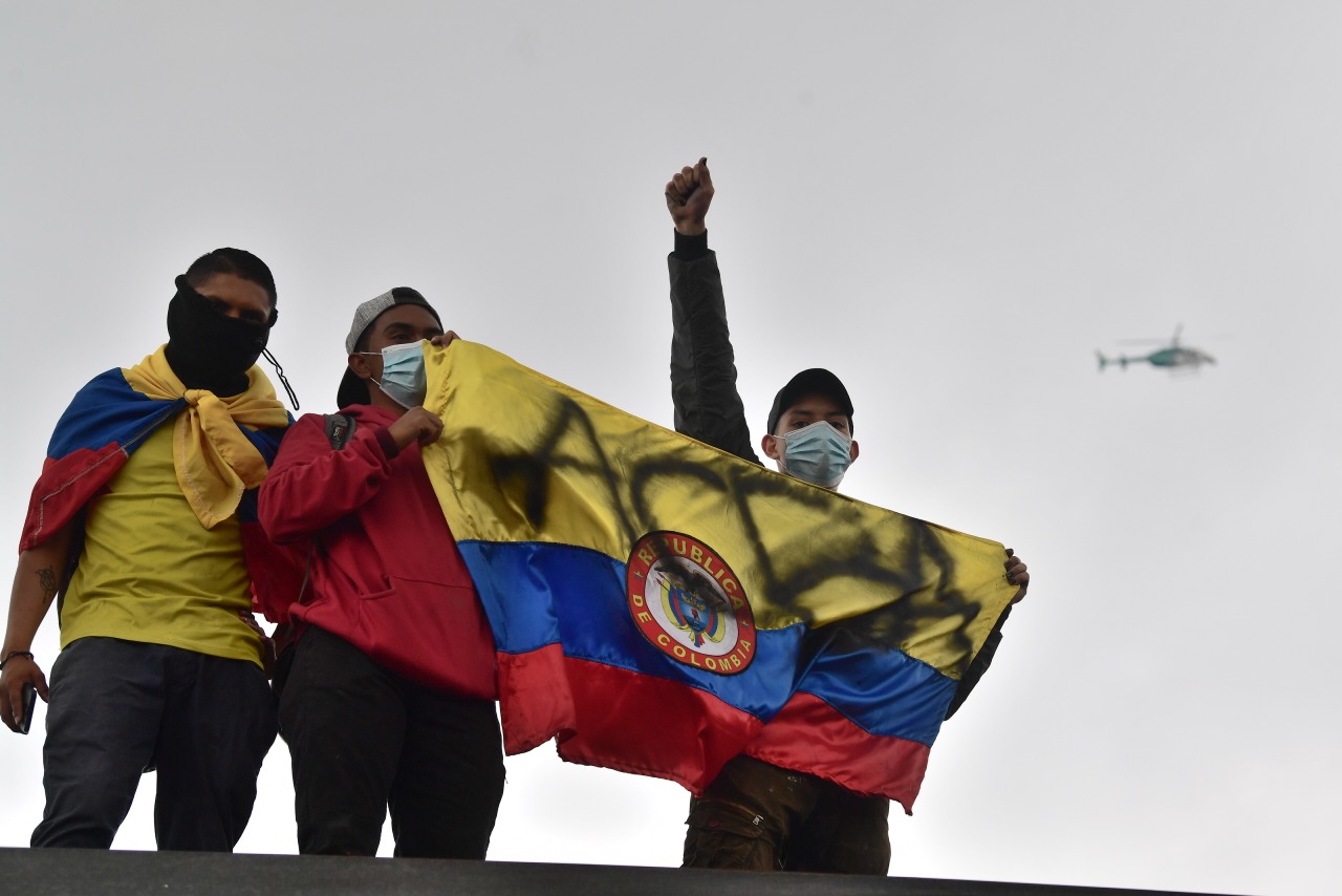 Paro Nacional: las fotos que deja la manifestación en el Portal Américas