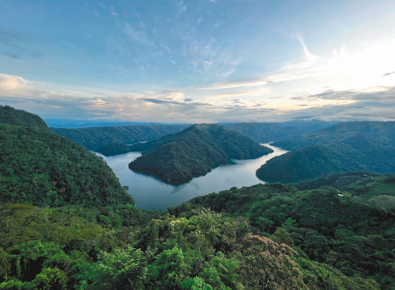 Mirador del embalse Amaní.
