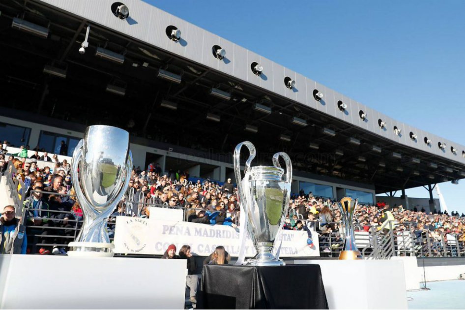 La Liga de Campeones, la Supercopa de Europa y el Mundial de Clubes lucieron para deleite de los aficionados. / @realmadrid
