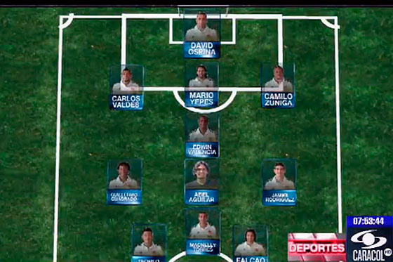 Esta es la nómina titular de Colombia para enfrentar a Bolivia