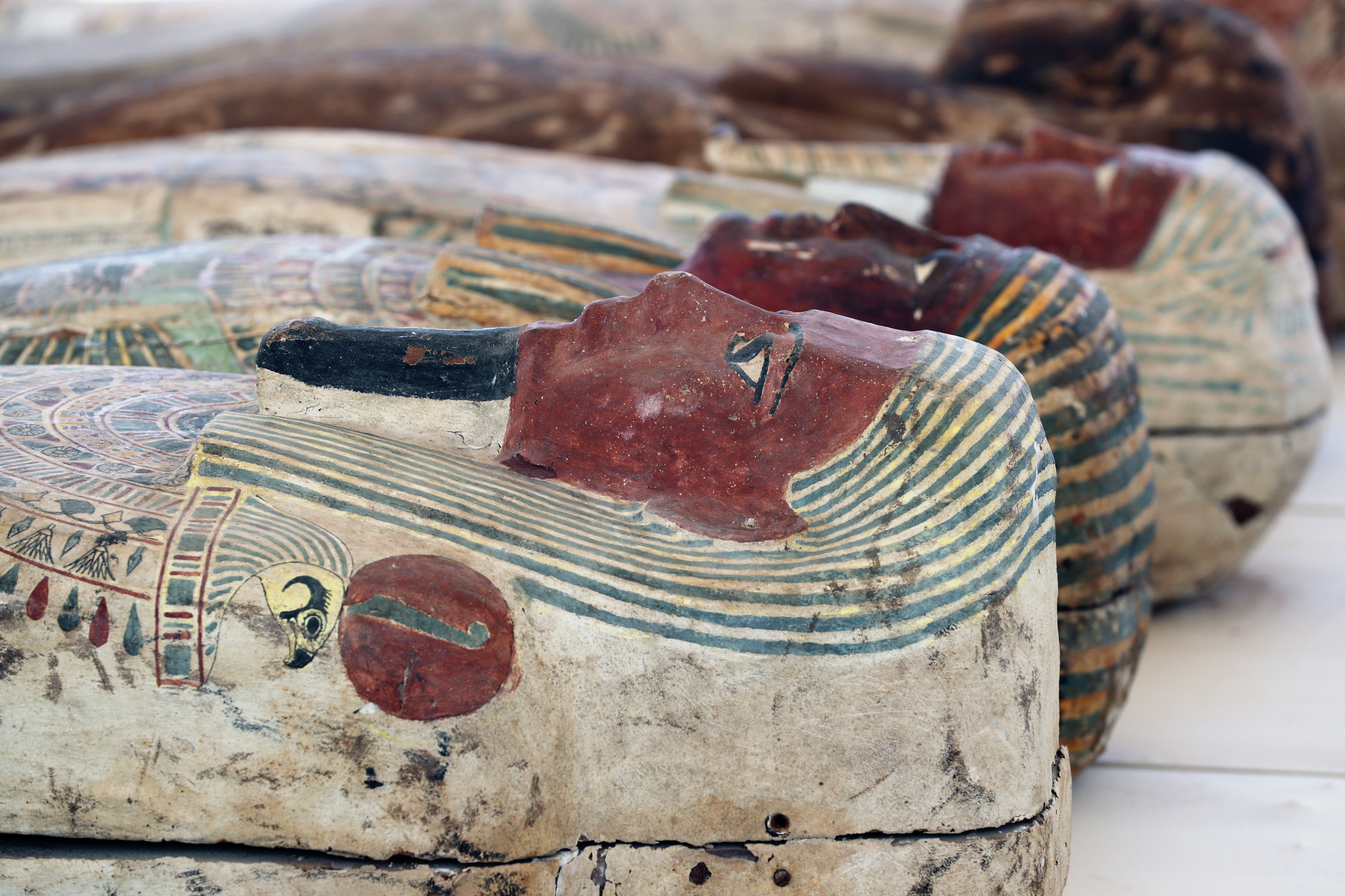 Detienen a dos personas en Egipto por el robo de un antiguo sarcófago de 1.500 años