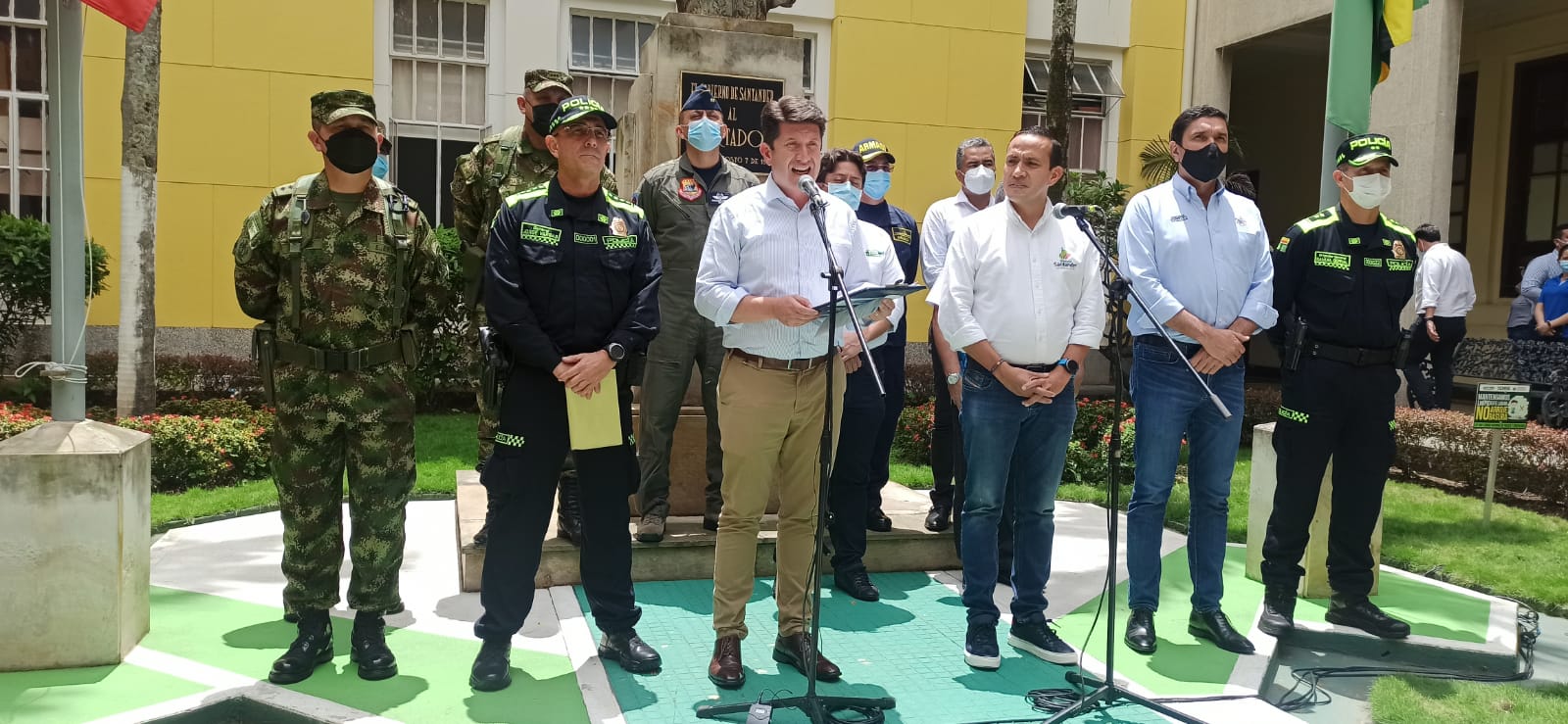 Lo que se definió en el consejo de seguridad en Santander