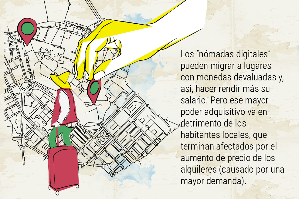 El mundo no es como lo pintan: nomadismo digital o el desplazamiento del siglo XXI.