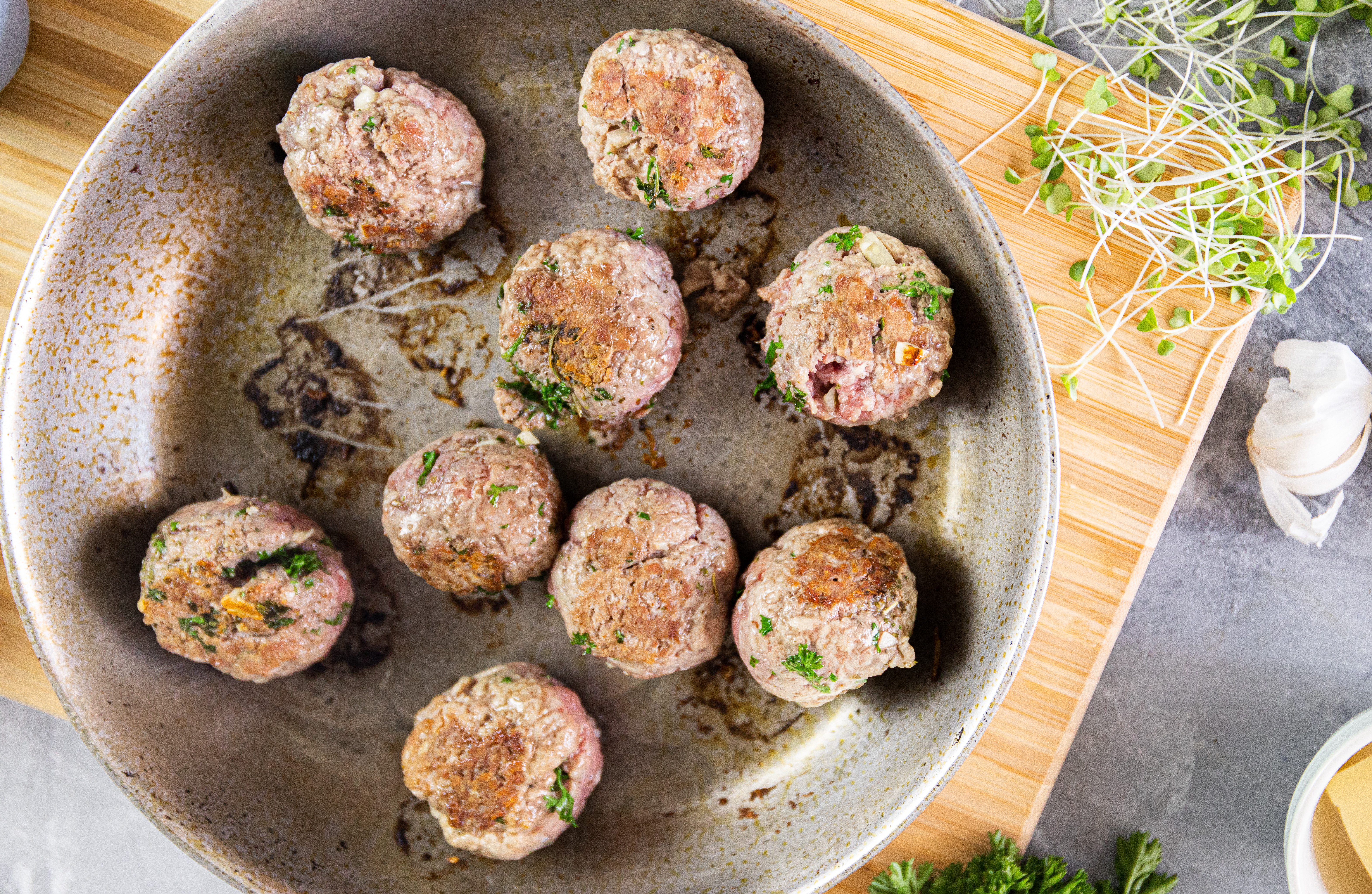 Albóndigas con gravy