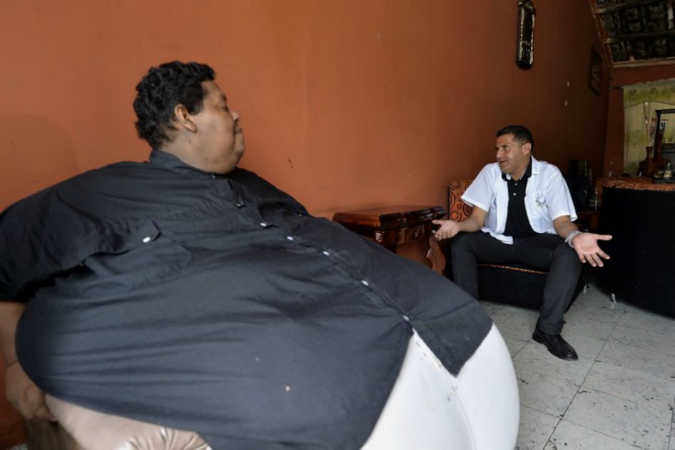 El hombre más obeso de Colombia será intervenido en Cali