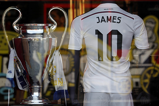 Venta de camisetas de James Rodríguez rompe récord en el Real Madrid