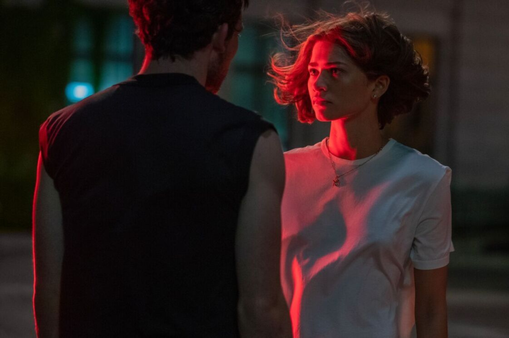 Josh O'Connor y Zendaya en "Challengers".