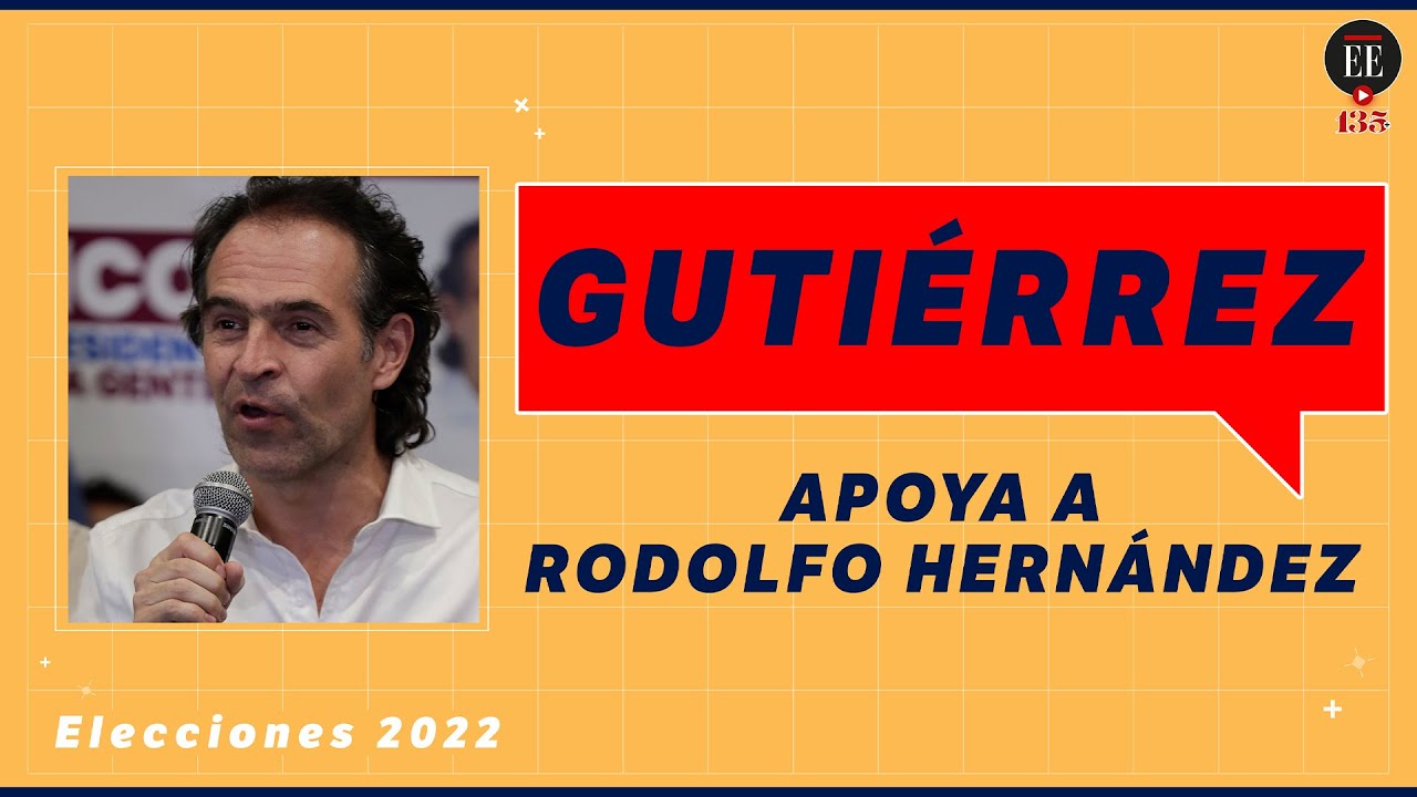 Federico Gutiérrez apoyará a Rodolfo Hernández en segunda vuelta