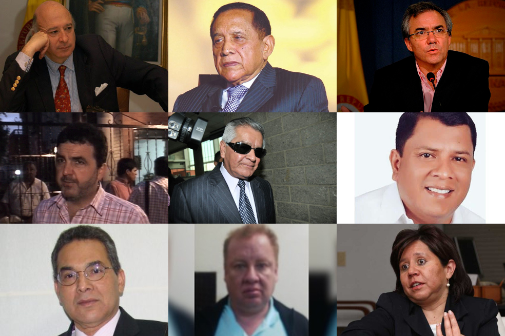 Los nombres de quienes pidieron revisar su condena ante la Corte Suprema de Justicia