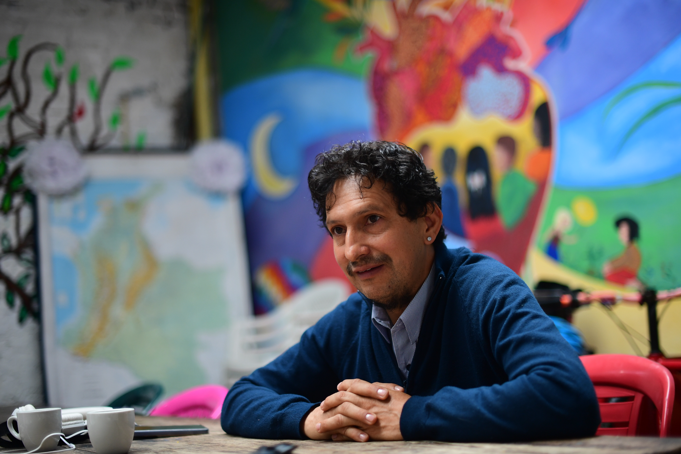 Jaime Absalón León Sepúlveda, fundador y director de la Corporación Claretiana Norman Pérez Bello. /Gustavo Torrijos