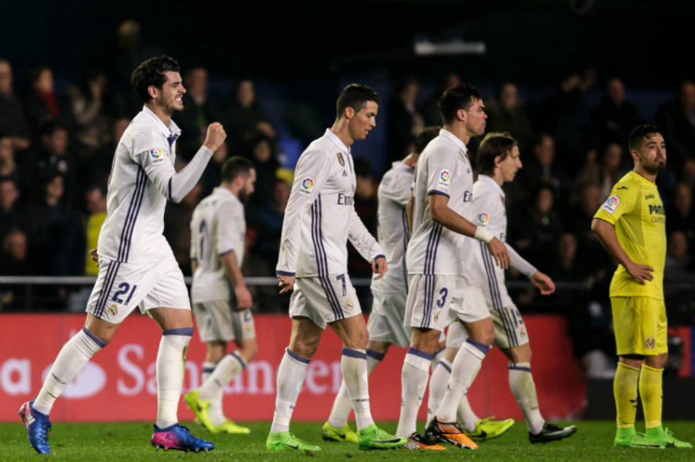 Real Madrid remontó partido ante Villarreal y ganó 2-3