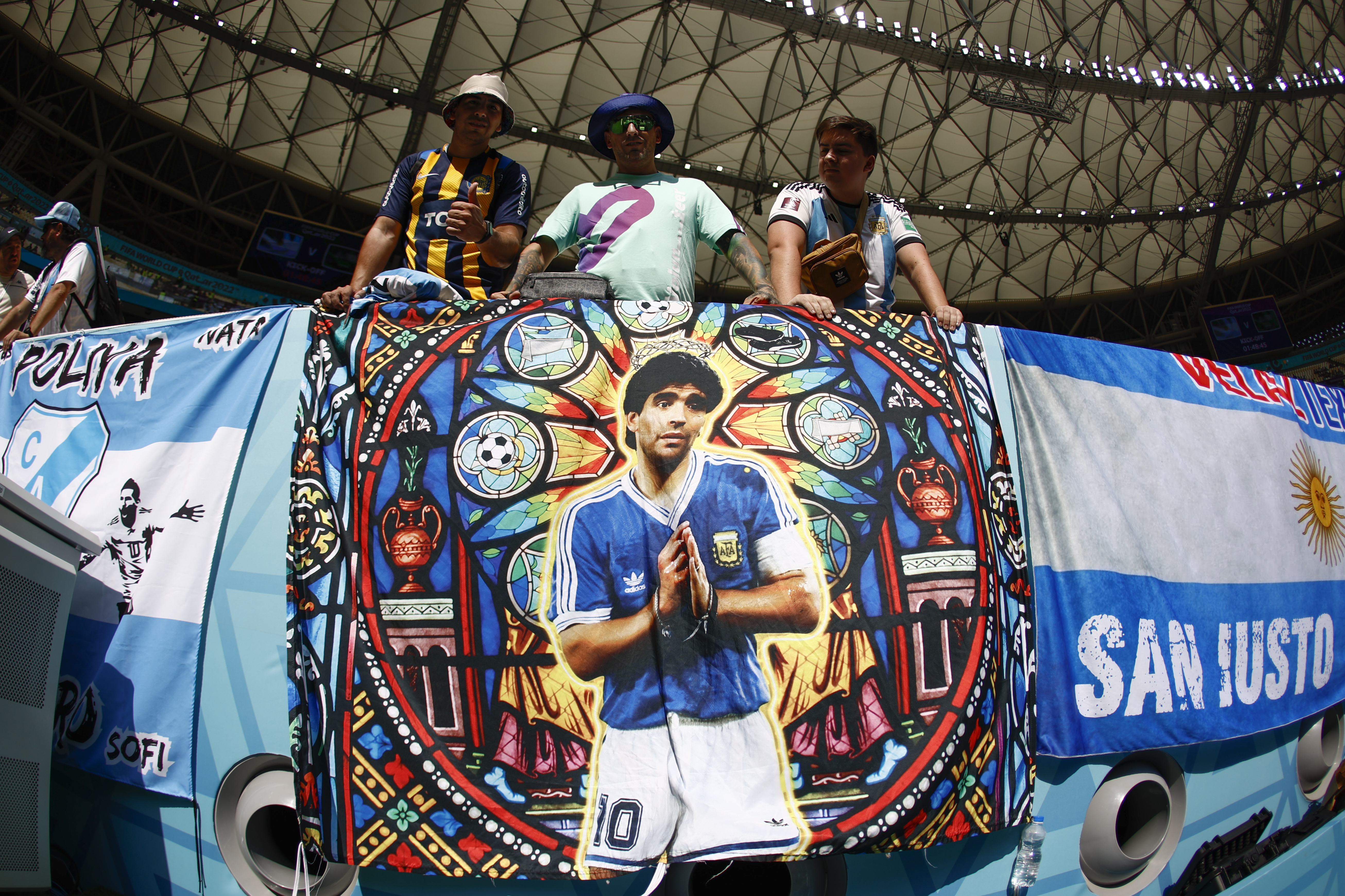 Argentina se encomienda al espíritu de Diego Armando Maradona