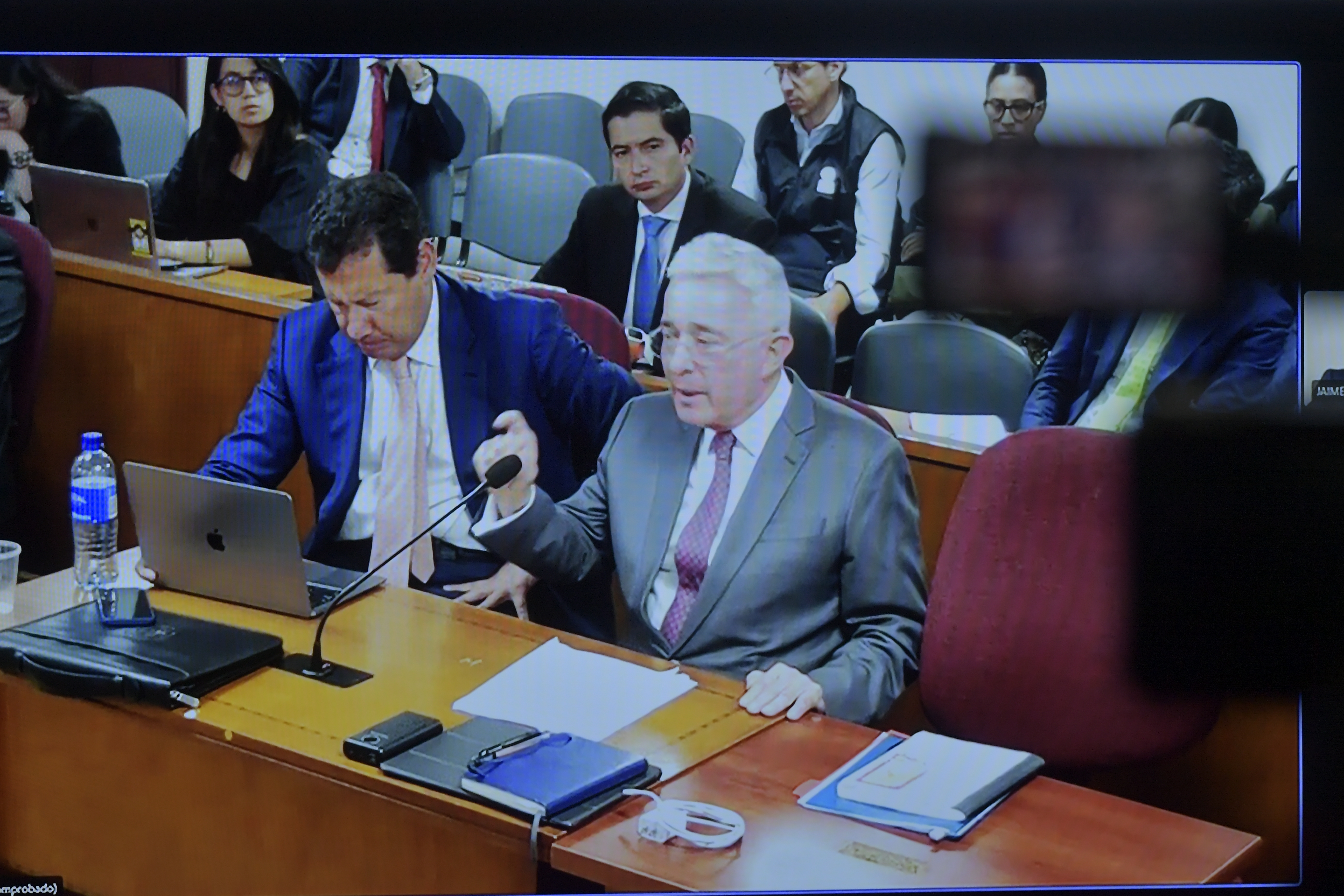 Expresidente en la segunda jornada del juicio que se adelanta en su contra en los juzgados de Paloquemao.