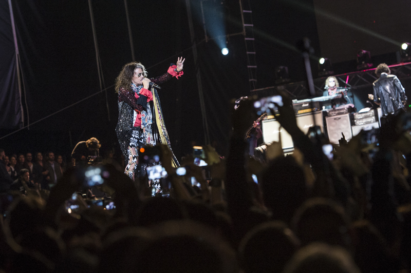 Postales que dejó el tercer concierto de Aerosmith en Colombia