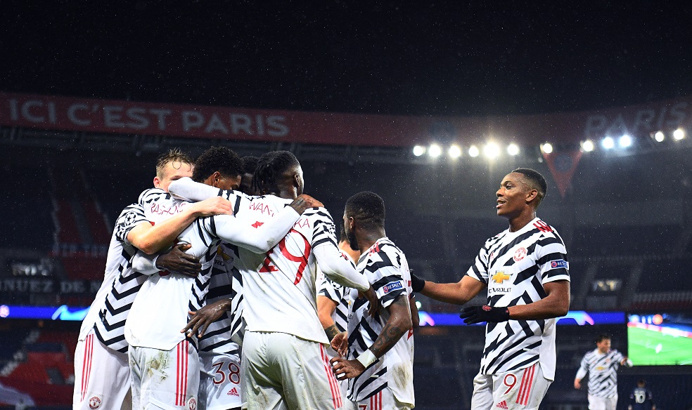 El Manchester United sorprendió al PSG en casa con una victoria por 2-1