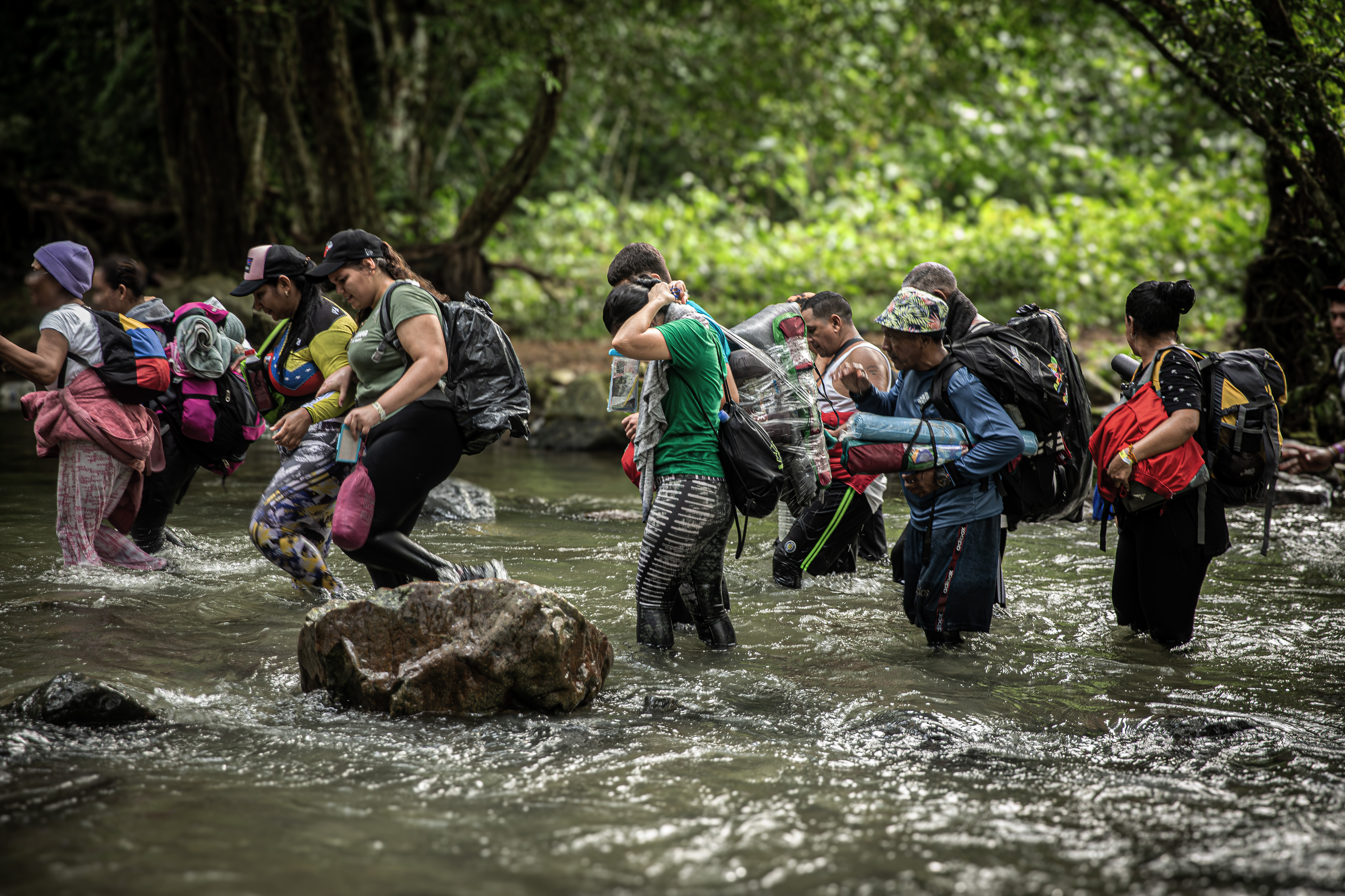 Más de 68.400 migrantes han cruzado el Darién en 2024, 22.000 más que en 2023