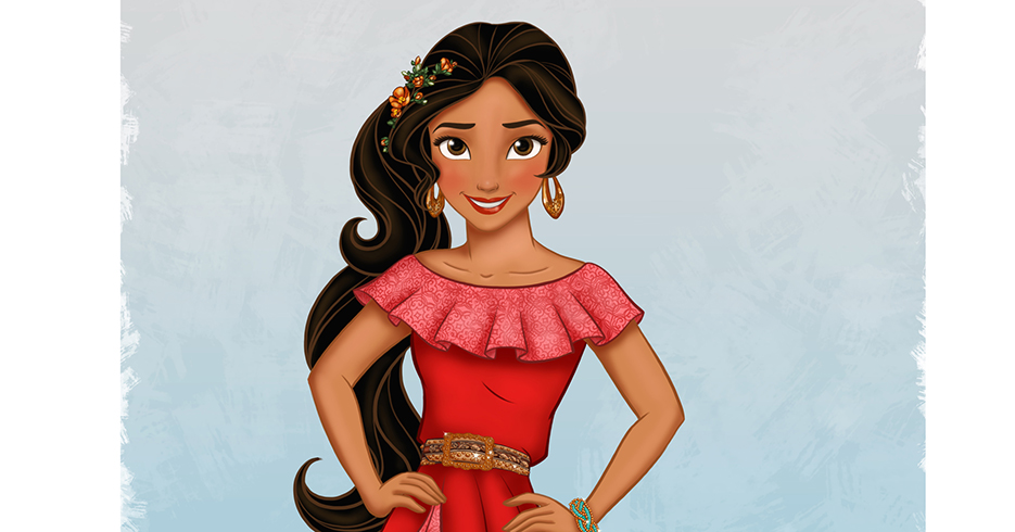 ELENA OF AVALOR - Princess Elena of Avalor, a confident and compassionate teenager in an enchanted fairytale kingdom inspired by diverse Latin cultures and folklore, will be introduced in a special episode of Disney Junior's hit series "Sofia the First" beginning production now for a 2016 premiere.  That exciting story arc will usher in the 2016 launch of the animated series "Elena of Avalor," a production of Disney Television Animation. (Disney Junior)PRINCESS ELENA OF AVALOR