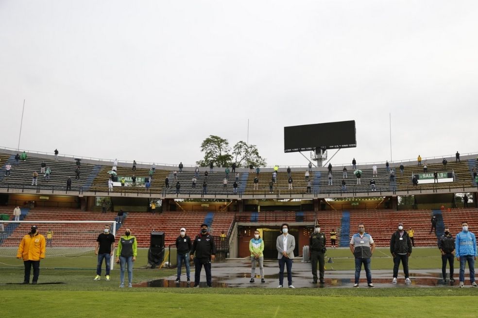 Avanza el plan piloto para que los hinchas vuelvan al estadio en Medellín