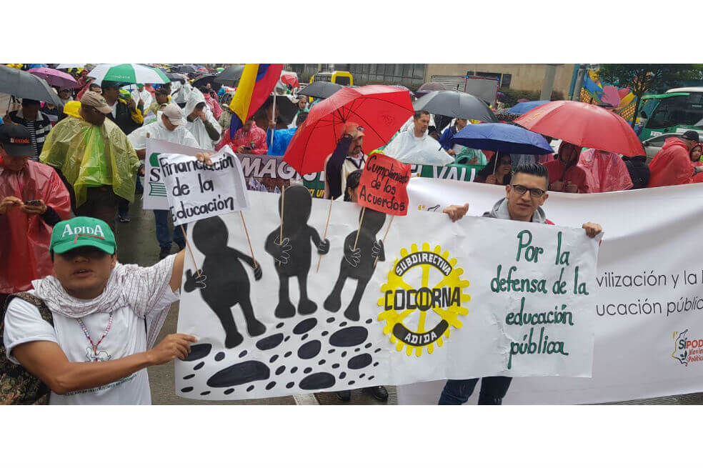 Las postales que dejó la marcha por los líderes sociales este 26 de julio