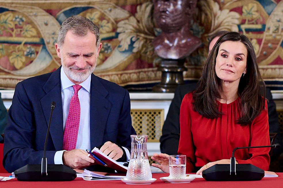 El Rey Felipe VI de España y la Reina Letizia de España