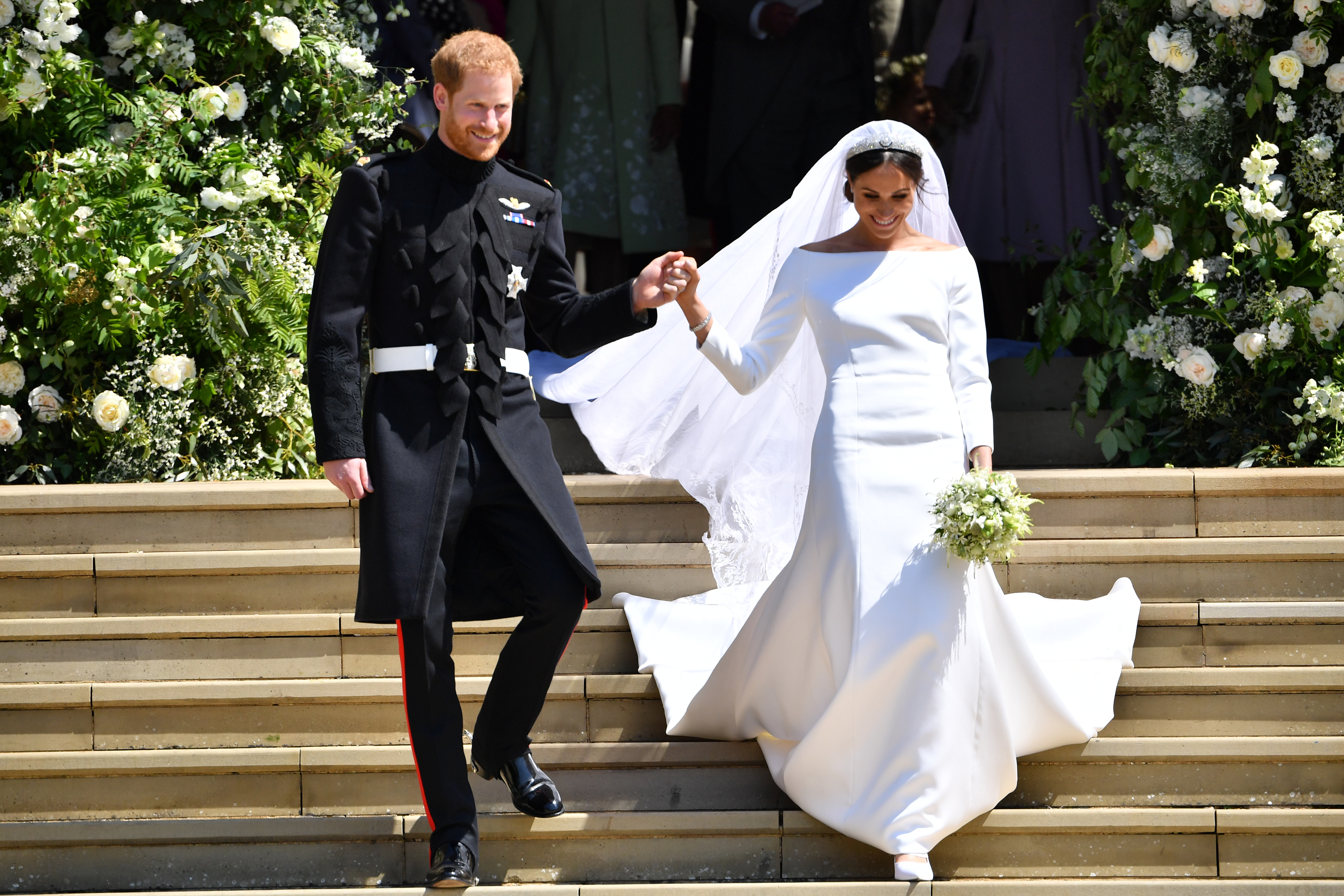 Anna Wintour opina sobre el vestido de novia de Meghan Markle