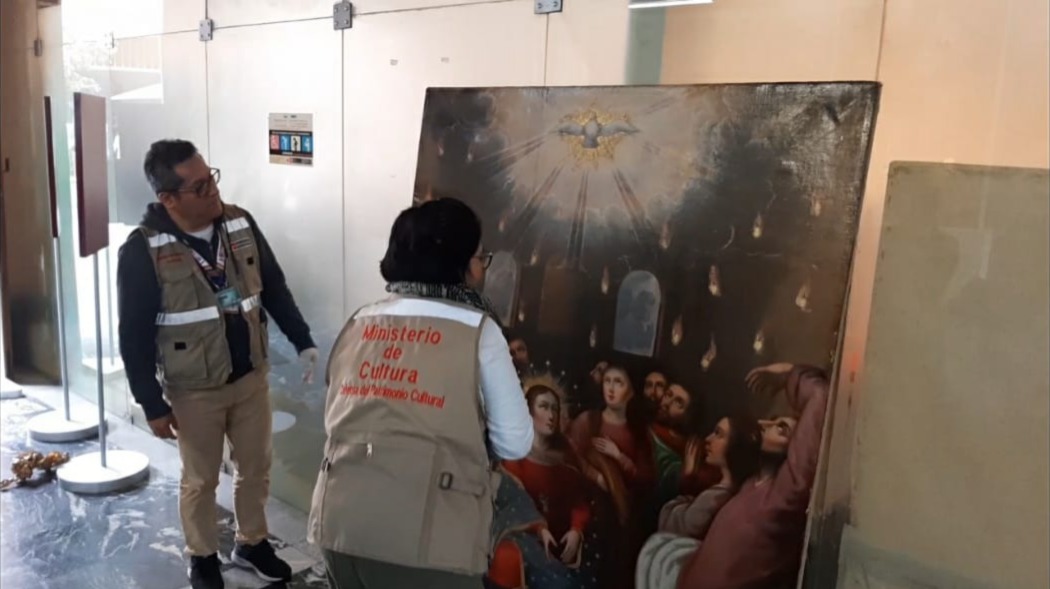 Dos lienzos virreinales son repatriados desde Estados Unidos a Perú