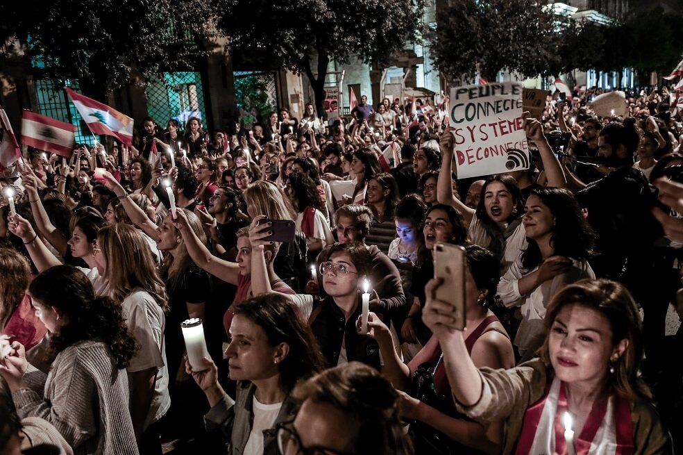 La revolución del Líbano tiene rostro de mujer