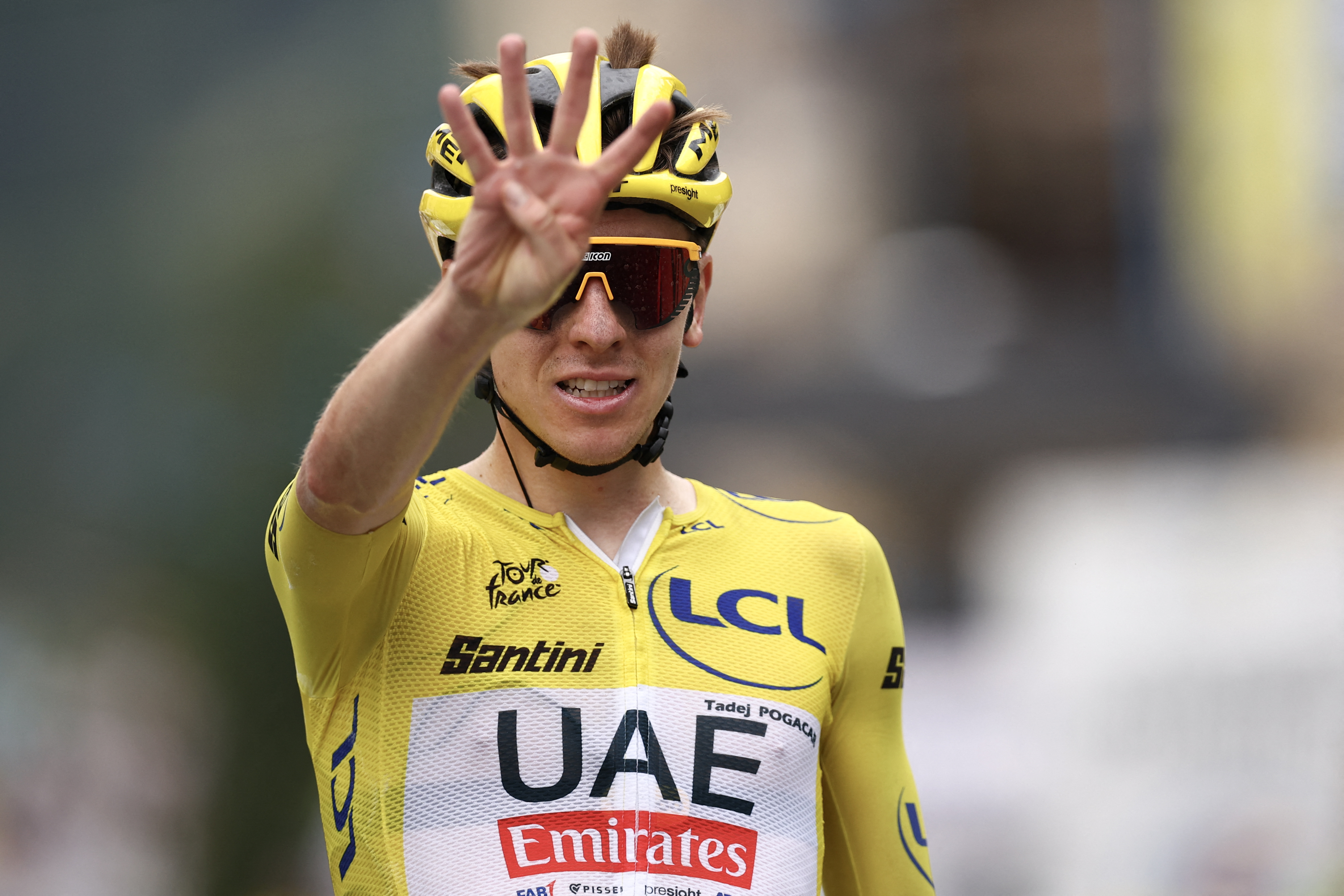 Tadej Pogacar sumó su cuarta victoria en este Tour de Francia, decimoquinta desde que corre la carrera. ¡Histórico!