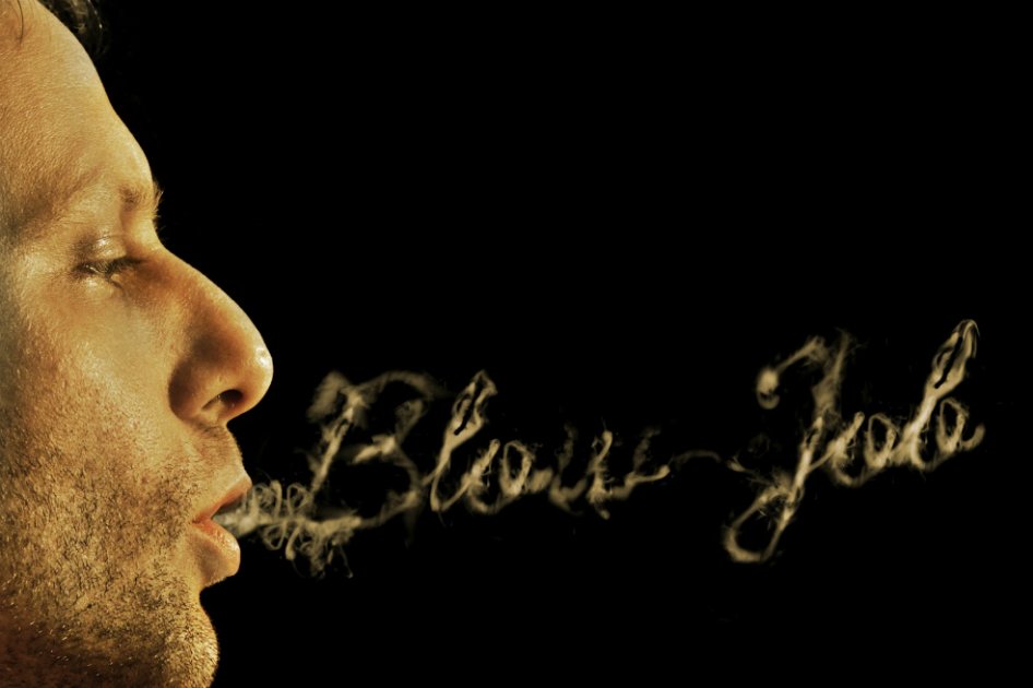Arte a base de humo de marihuana