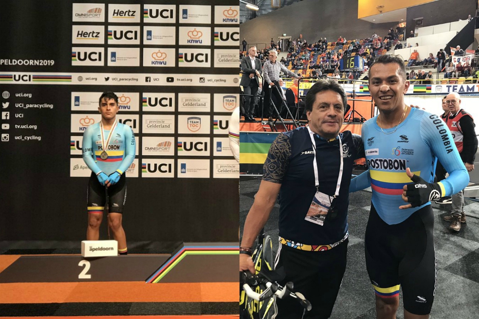 Plata y bronce para Colombia en el Mundial de Paracycling