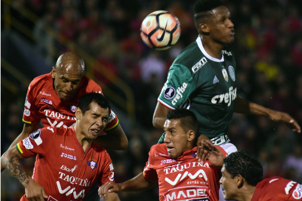 Con Mina y Borja, Palmeiras cayó ante Wilstermann  por la Libertadores