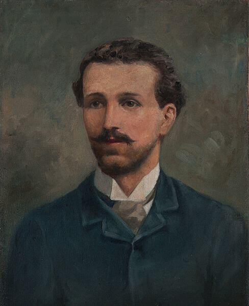 Óleo que recuerda a José Asunción Silva.