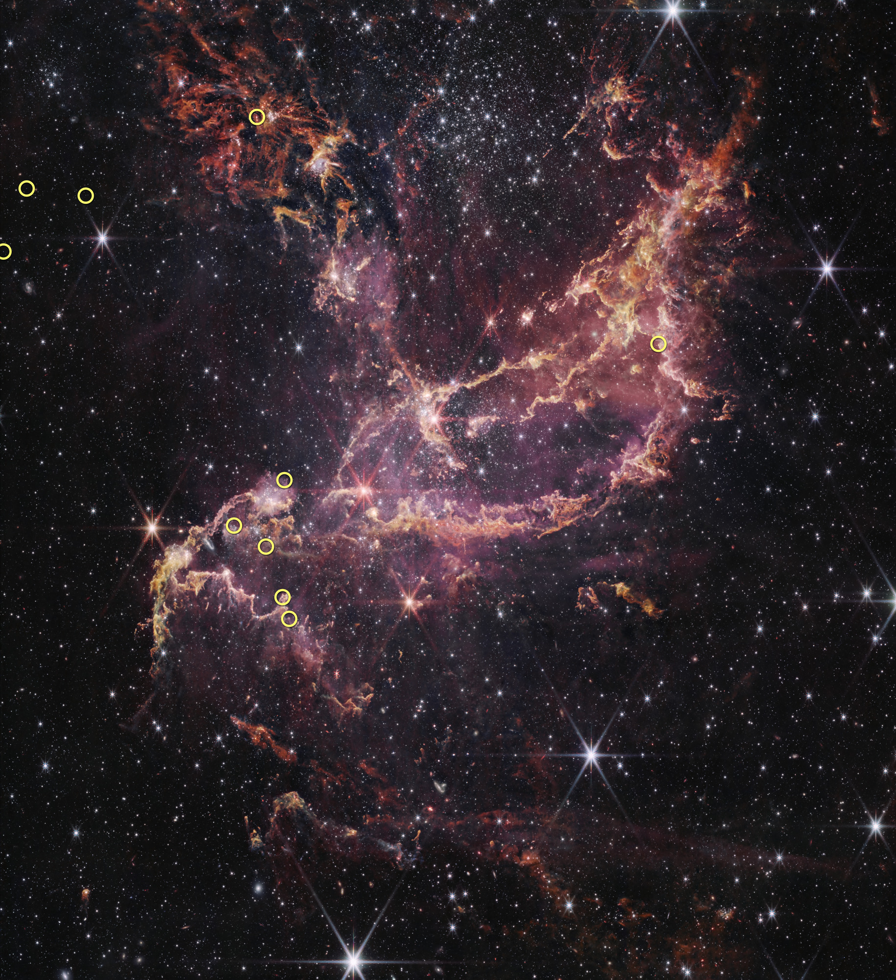 Una galaxia vecina, la impresionante imagen que tomó el James Webb