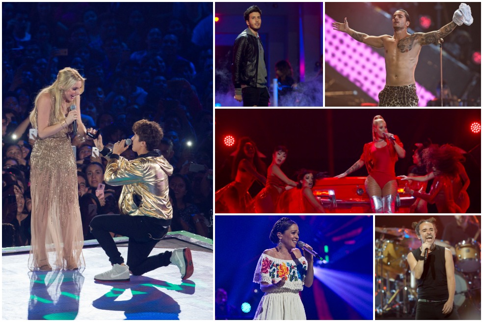 Juana Martínez, Sebastián Villalobos y Maluma, colombianos ganadores de los MTV MIAW 2017