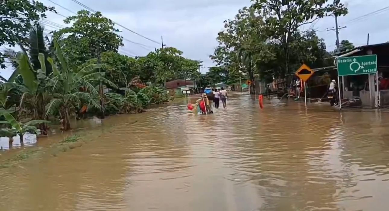 Declaran calamidad pública en Apartadó por desbordamiento del río Vijagual