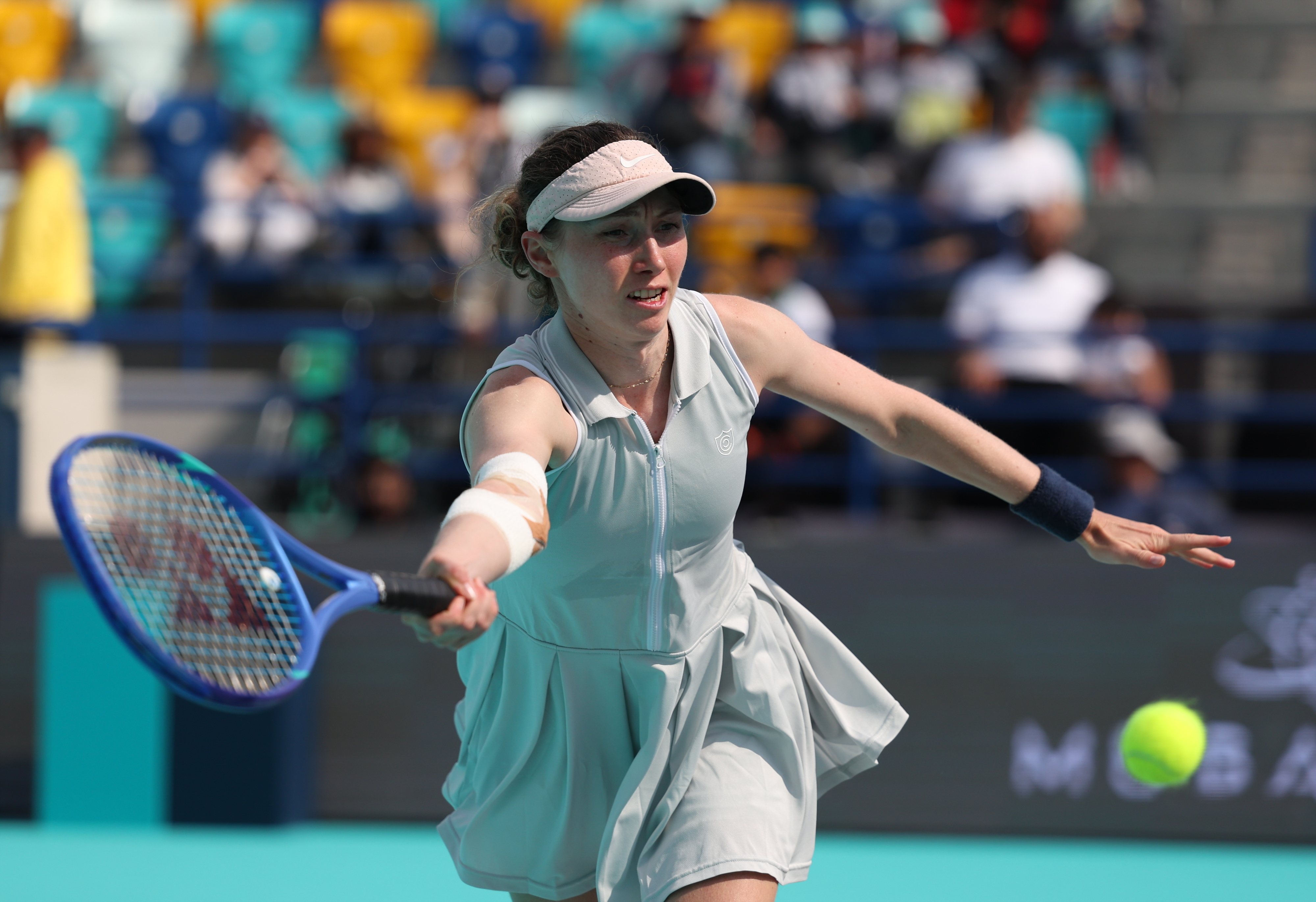 Copa Colsanitas: Cristina Bucsa, campeona defensora en dobles, ganó en su debut
