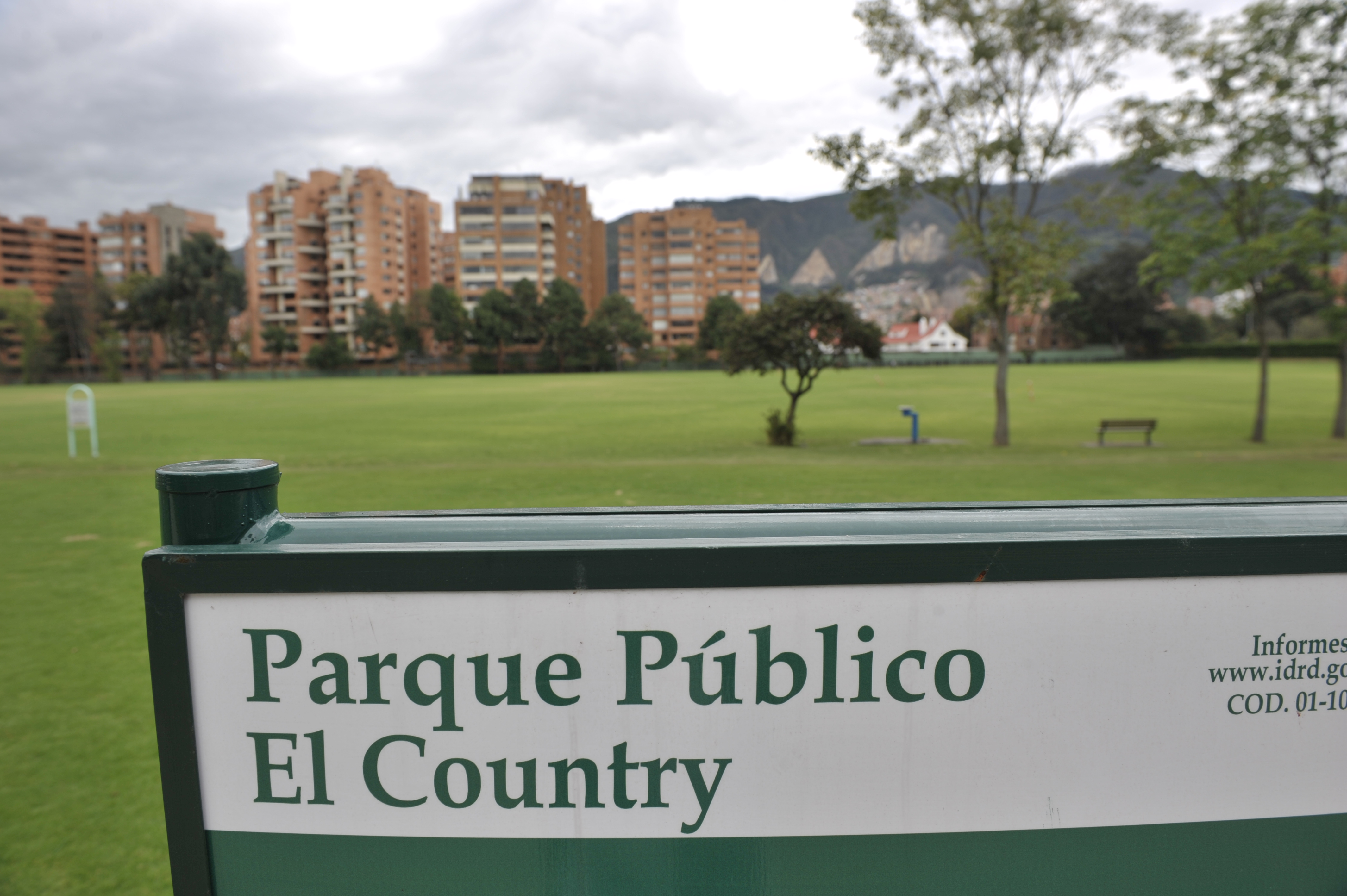 Aspectos de este parque ubicado en Bogotá