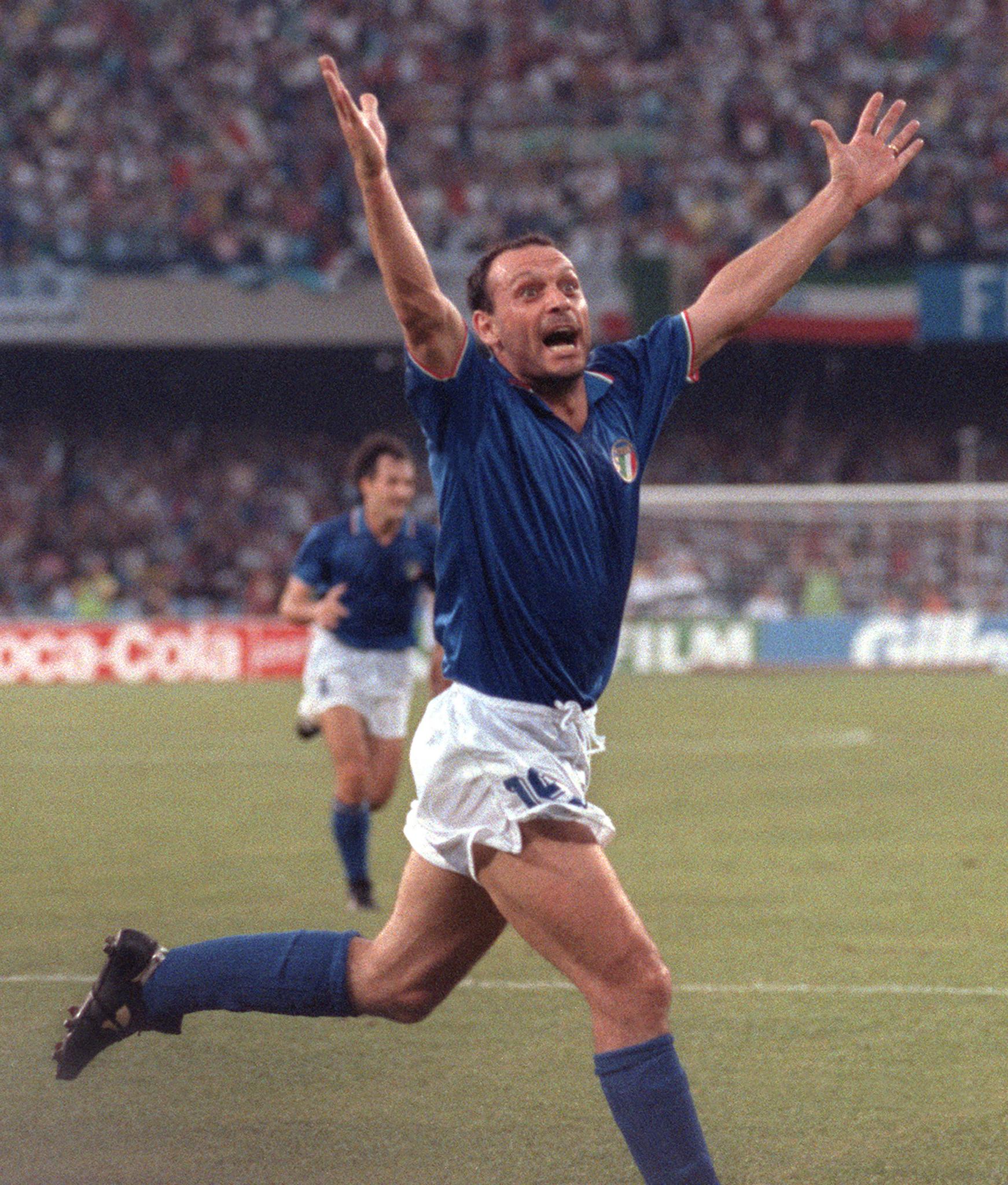 Murió Toto Schillaci, goleador del Mundial de Italia 1990