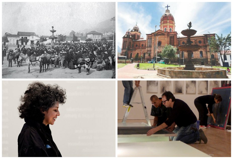 Los artistas que lideraron la restauración de la centenaria fuente de Las Cruces, en Bogotá